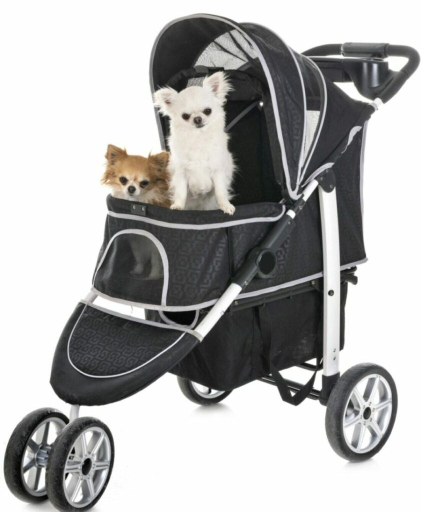 Dog Strollers for Two Small Dogs Toy Poodles and Other Tiny Dog Breeds